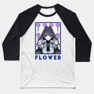 Ouro Kronii Flower Hololive English Council Baseball T-Shirt